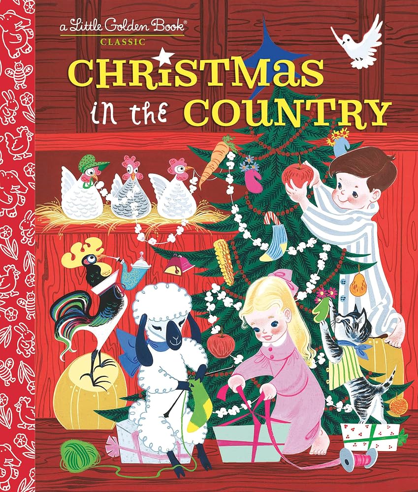 Christmas in the Country (Little Golden Book) cover image