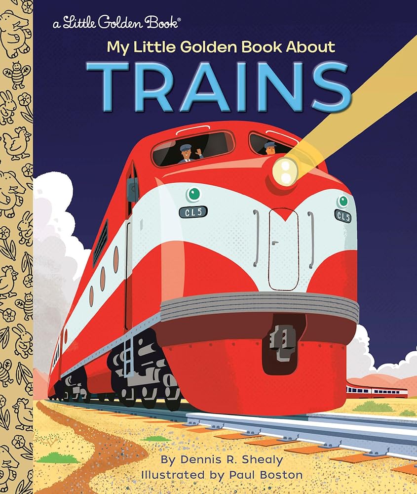 My Little Golden Book About Trains cover image
